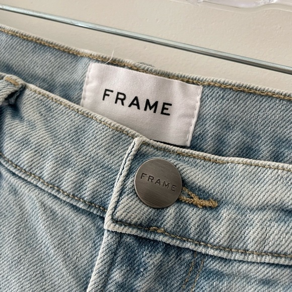 Frame Le Garcon Crop Jeans Distressed Size 26 - Picture 3 of 5